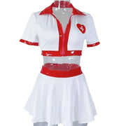 Women's 2-Piece Nurse Roleplay Lingerie Costume Set